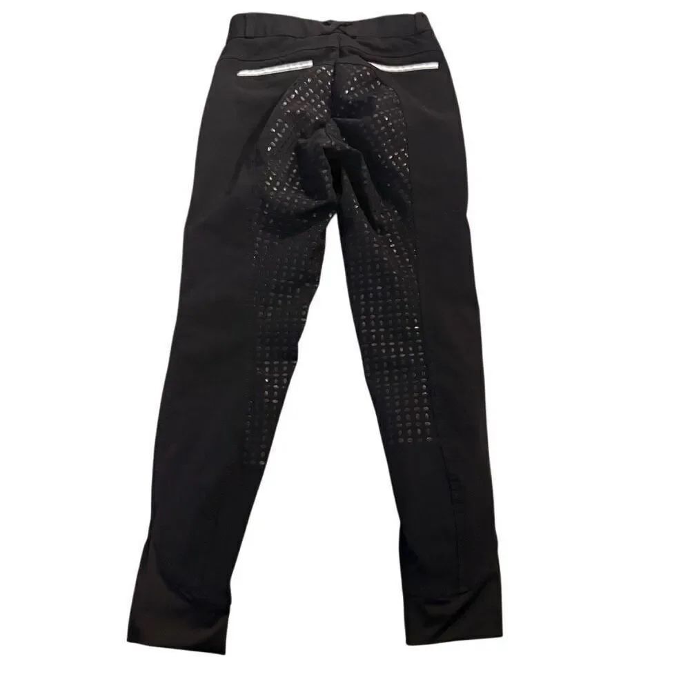 USG black riding pants size 22